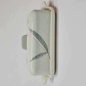 MCM Vintage Franciscan Trio Ceramic Covered Butter Dish